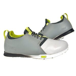 True Linkswear Originals 1.2 Spikeless Golf Shoes Gray Neon Yellow Mens 9.5